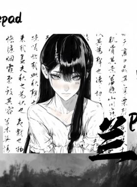 《低敏真正的神》zoepad-兰虹v1鼠标垫 二次元外设国内限量1000张