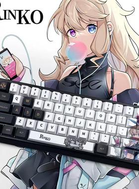 rinko键帽原厂高度wooting键帽改装二次元键帽动漫主题个性可爱