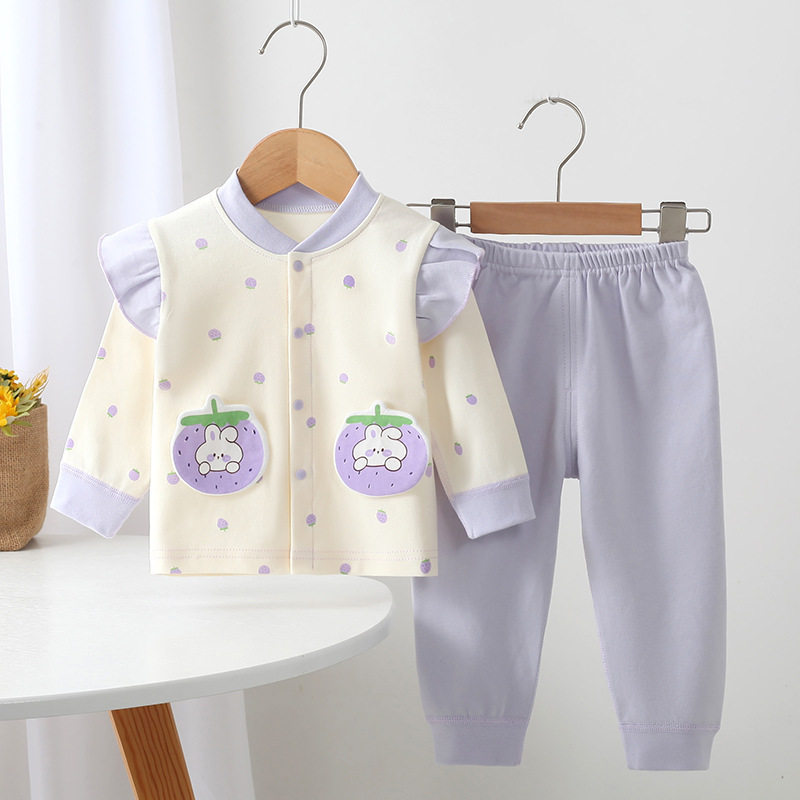 新款婴儿外出套装秋季