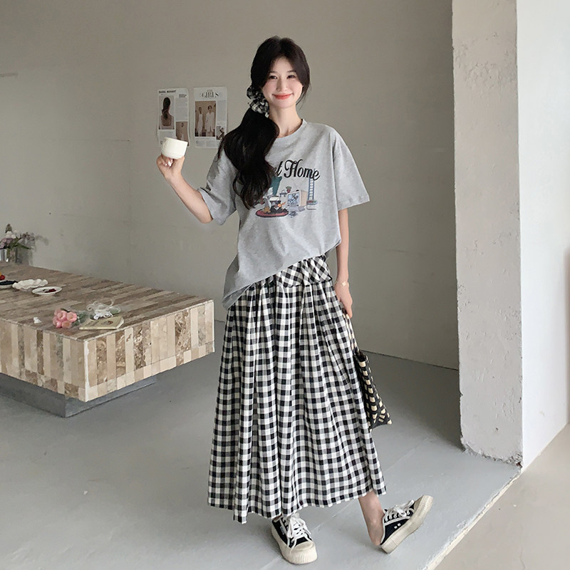 夏款新款时尚两件套送头绳211-5816P135控198,女装套装/套裙,浙宝211