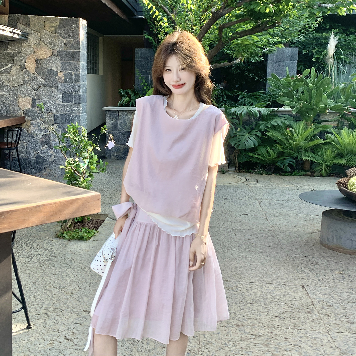 有货2026夏款新款甜美四件套套装2c393-9832P185控298,女装套装/套裙,浙宝211