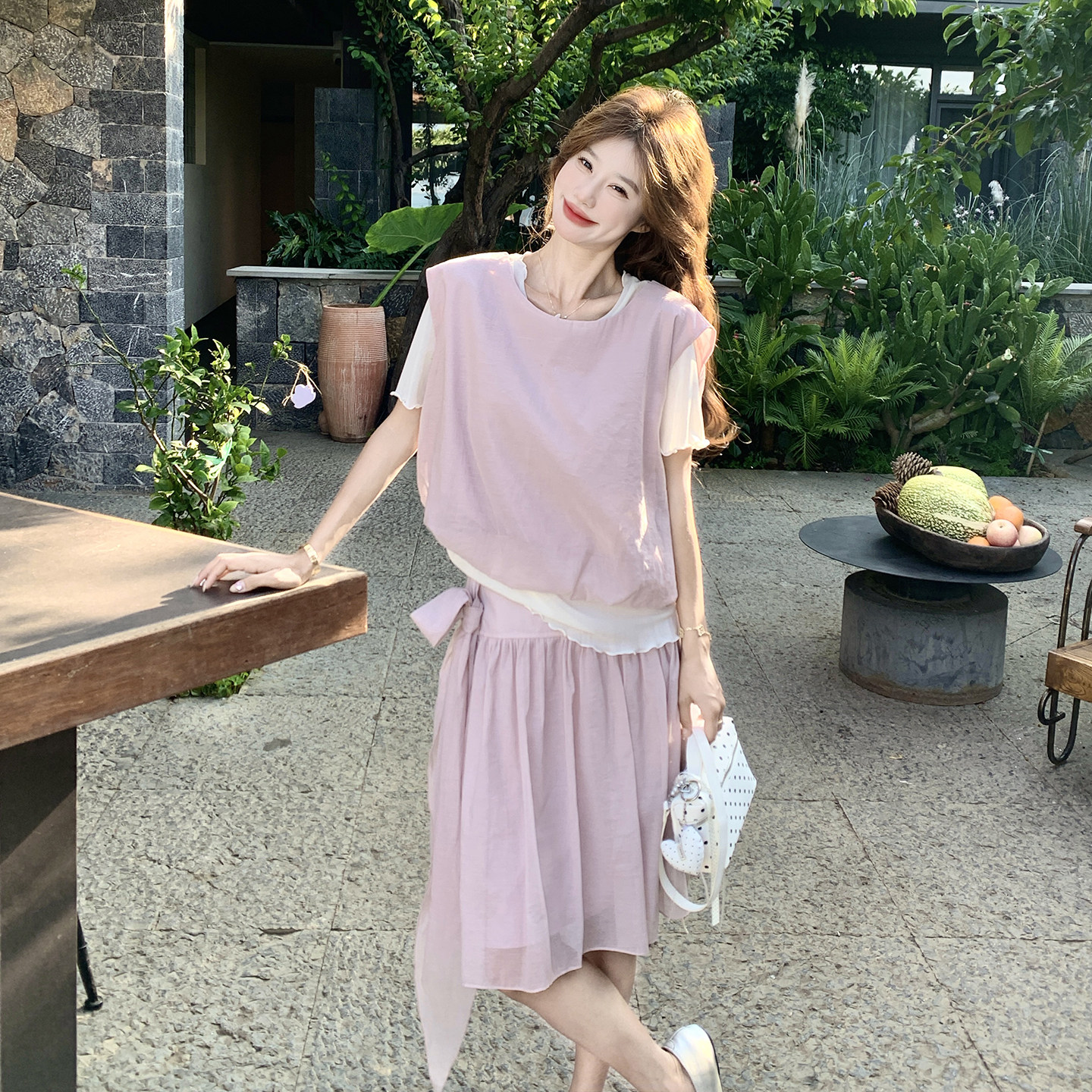 数据好2026夏款新款甜美四件套套装2c393-9832P185控298，女装套装/套裙，浙宝211