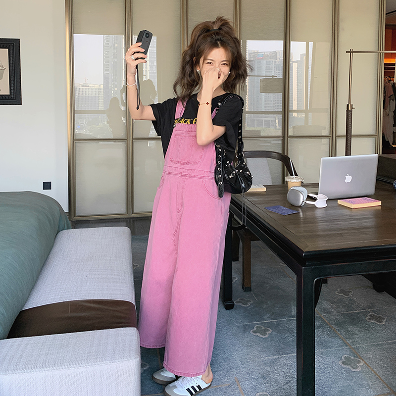 2025夏款主推学院风粉色开叉背带裙211-A27P125控178，女装套装/套裙，浙宝211