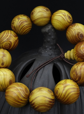 小叶紫檀阴沉木鬼脸佛珠链特价