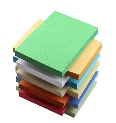 皮纹纸a4封皮纸180g封面纸装订标书封面a4云彩纸1包100张多种颜色