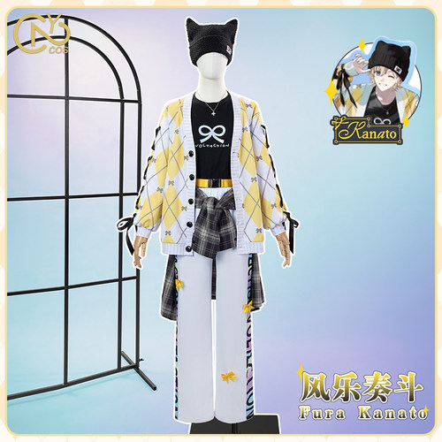 次元二COS动漫服装彩虹社虚拟主播VOLTACTION3周年风乐奏斗预售