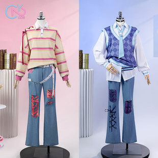 次元二COS动漫服装彩虹社虚拟主播vtuber赤成文小柳狼cos预售