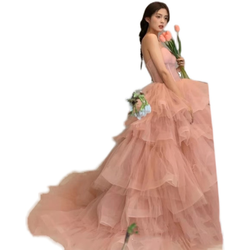Photography props suitable for photo sessions, clothing, fuchsia tube top, 2023, french style Photography props suitable for photo sessions, clothing, fuchsia tube top, 2023, french style