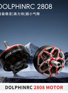 DolphinRC 2808 1300KV马达6S 7英寸 无刷电机 FPV穿越机高效率