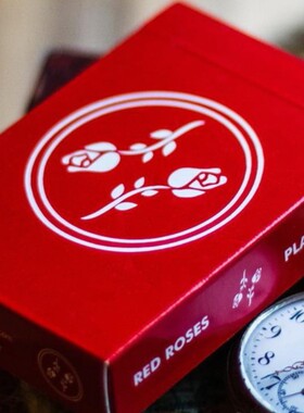 默默纸牌Red Roses playingcard 美国进口红玫瑰收藏花切扑克牌