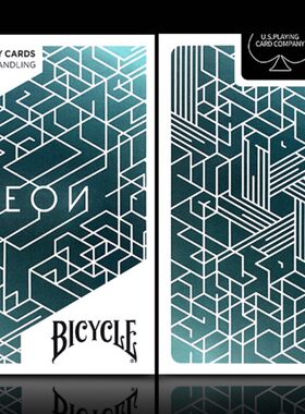 bicycle都市霓虹花色点数纸牌
