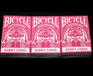 默默纸牌bicycle rabbit deck 美国进口2023兔年生肖联名扑克牌