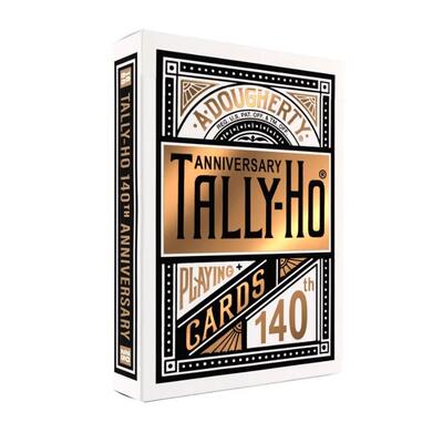 默默纸牌Tally-Ho 140周年美国进口奢华魔术花切专用收藏款扑克牌