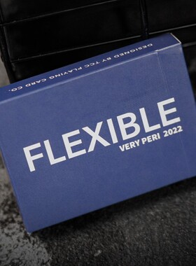 默默纸牌 flexible deck长春花配色花切魔术收藏款扑克牌