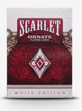 默默纸牌ORNATE Playing Cards美国原装华丽第二版扑克牌紫绿色款