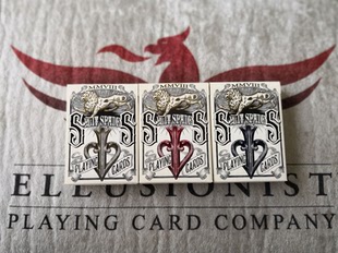 默默纸牌Split spades decks美国大卫布莱恩老厂狮皇一套3付扑克