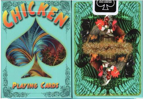 默默纸牌Chicken playing cards美国原装进口鸡花切收藏款扑克牌