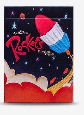 默默纸牌Rockets playing card美国原装太空火箭花切推荐扑克牌