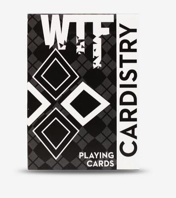 默默纸牌WTF Cardistry Spelling美国原装Devo白色花式专业扑克牌