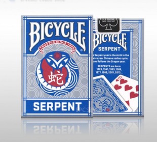 默默纸牌Bicycle Serpent playingcards美国原装蛇年单车扑克牌