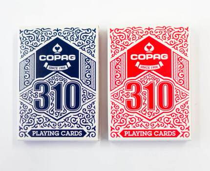 默默纸牌Copag 310 card库帕欧洲进口收藏花切扑克牌红蓝一套出售