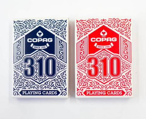 默默纸牌Copag 310 card库帕欧洲进口收藏花切扑克牌红蓝一套出售