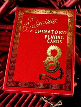 默默纸牌DD出品Fulton's Chinatown美国富尔顿唐人街红龙扑克牌