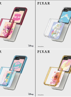 SLBS正品 PIXAR联名三星授权适用zFlip5/W24flip主题卡通可爱手机壳保护套互交卡简约防摔草莓熊毛怪