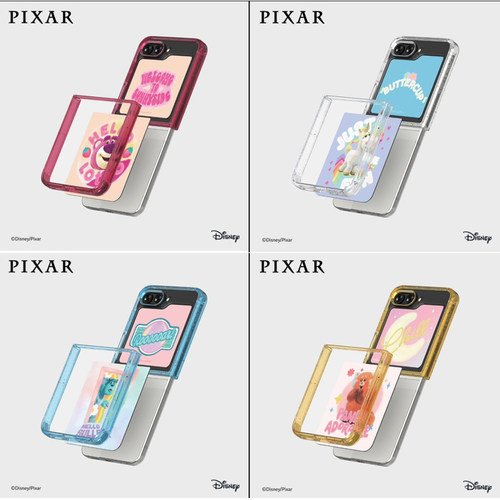 SLBS正品 PIXAR联名三星授权适用zFlip5/W24flip主题卡通可爱手机壳保护套互交卡简约防摔草莓熊毛怪