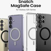 正品 S25防摔磁吸手机壳强力保护套透明简约时尚 NEWNESS S25 商务 适用三星S25Ultra 韩国原装