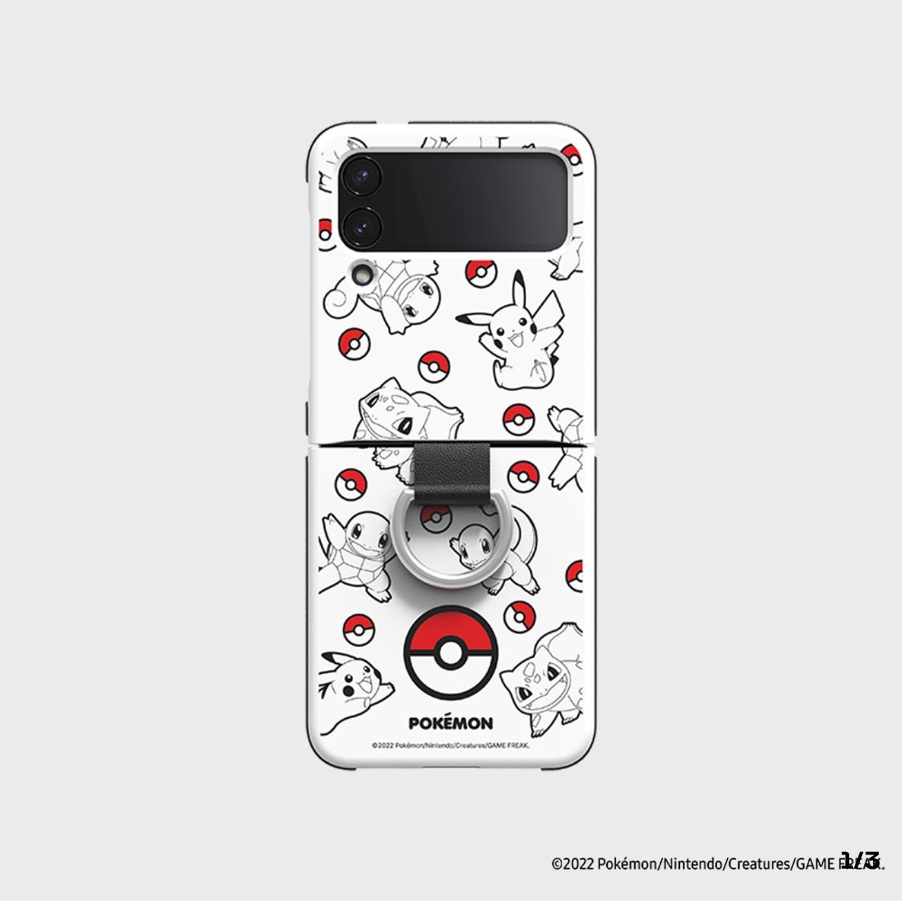 三星正品zflip4宝可梦指环手机壳