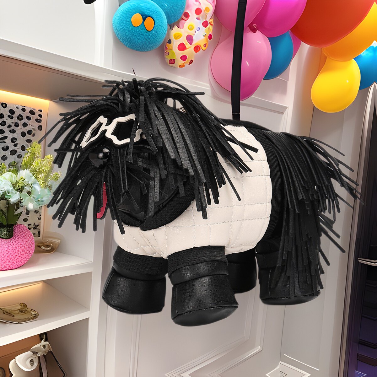 可爱创意搞怪动物包包女新款2025个性设计感牧羊犬流苏小狗斜挎包