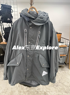 日代 Andwander fishtail Octa coat 男士 户外抓绒保暖外套