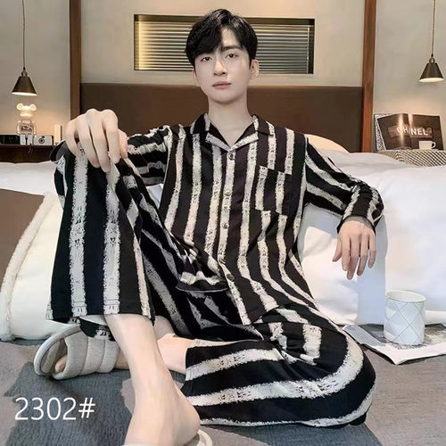春秋款长裤全棉中年可外穿家居服