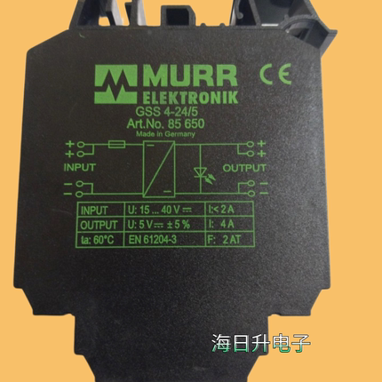 MURR 穆尔GSS4-24/5 Art.No.85650