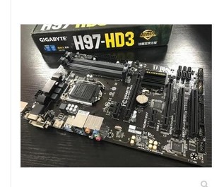 HD3大板1150针DDR3兼容HDMI Gigabyte H97 Z97主板 技嘉 四内存槽