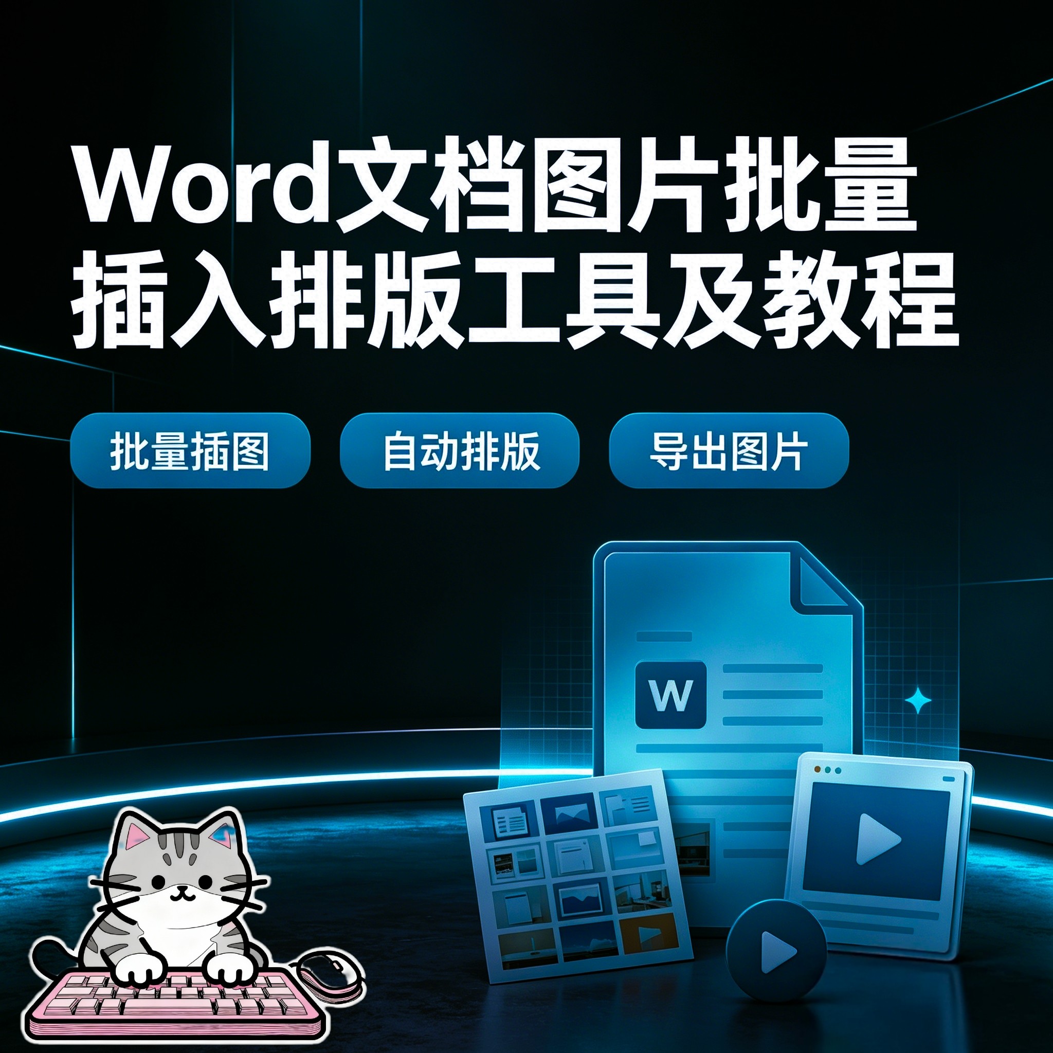 Word文档图片批量插入排版导出工具及教程(永久使用)