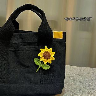 一举夺魁 饰品包包衣服 向日葵小花束胸针配饰 森系少女胸花装