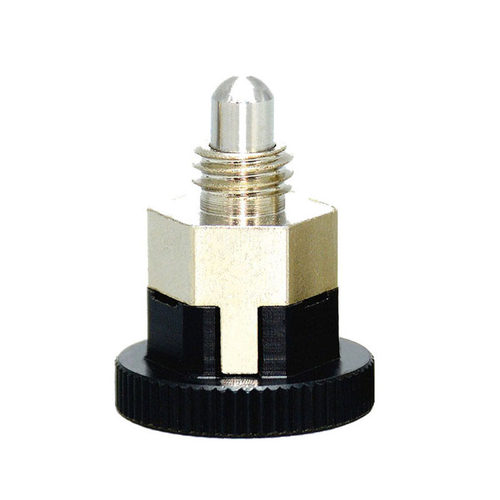 镀镍粗牙自锁型分度插销PMXYSM8/10旋钮柱塞M8/M10弹簧伸缩定位销