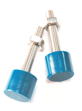 蓝色聚氨酯 圆柱头止动螺钉 缓冲螺栓 TDC44-M3/4/5/6/8/10-10/50