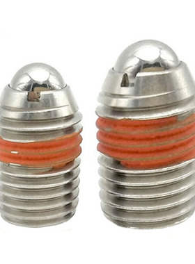 ZAC14 镀镍定位玻珠螺丝 BPW3/4/5/6/8/10/12/16超重载型球头柱塞