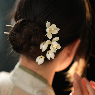 新中式旗袍汉服U型发簪