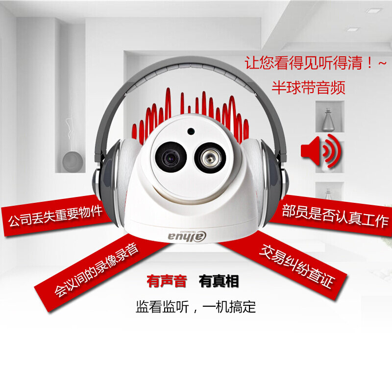 华万清摄像机头半球