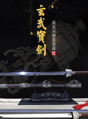 龙泉市蒋氏宝剑武当玄武剑金刚不锈钢锻打剑长硬剑礼品收藏未开刃