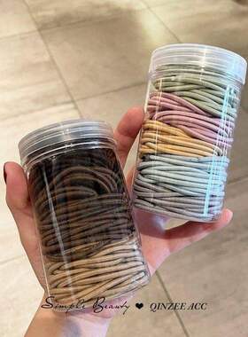 简约头绳细发圈扎头发不勒发