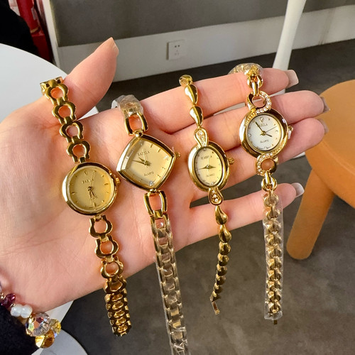 复古千金手链表金色系列