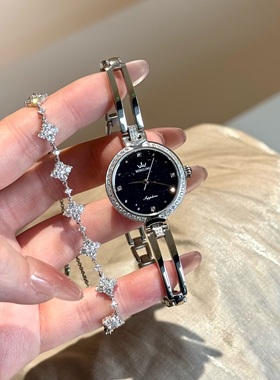 高端精品手表女设计款优质全钢皇冠系列满天星轻奢高级送人不掉色