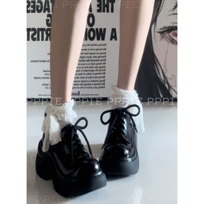 PPPIE 基础厚底无可超越！开边珠牛皮暴走类型厚底小皮鞋