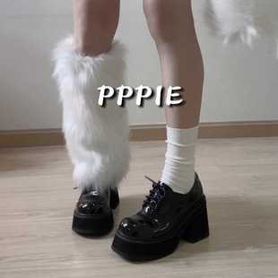 防磨脚厚底鞋 好好穿 小众厚底百搭矮子乐9.5cm好百搭 PPPIE