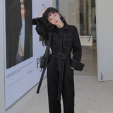 大货2022春季新款工装撞色明线连体裤货号W1992P105K158，女装连体裤，时倾STUDIO